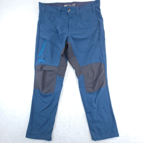 Helly Hansen Men's Medium Vanir Hybrid Outdoor Hiking Pants Dark Teal Blue - Picture 1 of 11